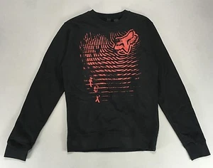 Fox Ripple Crew Fleece - Black - S - Picture 1 of 2