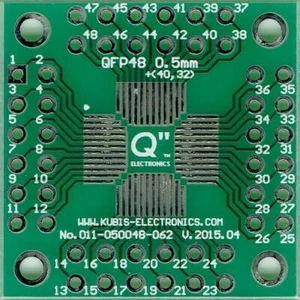 QFP48, LQFP48, TQFP48 0.50mm op 4 x IDC2x6 [NL] - Picture 1 of 1