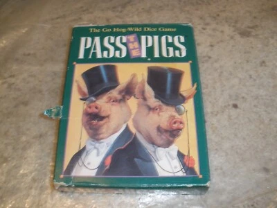 MILTON BRADLEY PASS THE PIGS HOG GAME COMPLETE 1992 - Image 1 of 4