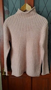Women's Rose M&S Jumper size Small high 55% Acrylic 20% Polyester 17 polyamide - Picture 1 of 7