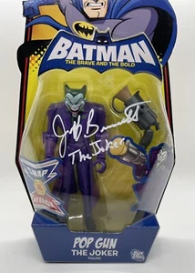 Jeff Bennett Signed Batman Brave and Bold Joker Figure Authentic JSA COA WITNESS - Picture 1 of 6