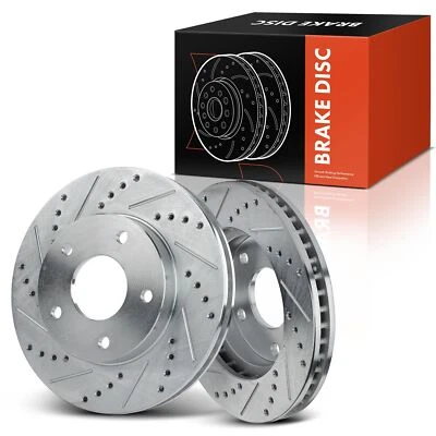 2x Rotores de freno delanteros perforados para Chevy Blazer S10 GMC Jimmy Sonoma Isuzu Olds Foto 1 de 4