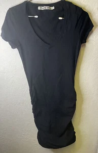 Vestido ajustado acanalado negro Michael Stars para mujer talla XS - Imagen 1 de 7