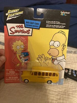 Johnny Lightning The Simpson s L Die Cast Cars    Springfield Elementary Bus - Image 1 of 4