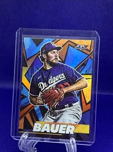 Trevor Bauer 2021 Topps Fire Orange Foil Parallel /299 #139 Dodgers - Picture 1 of 1