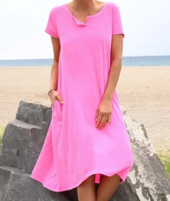 Vestido Columpio Jersey Madeline ROSA Pequeño Cosmos Fresh Produce Jersey $79 Nuevo con Etiquetas S Foto 1 de 4