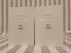2 Chanel No. 5 L'eau  EDT Eau de Toilette Sample Spray 1.5ml / 0.05oz each