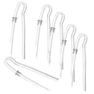 6pcs Preformed BTE Earmold Hearing Aid Tubes 3.5 OD 2mm ID with Tube Lock - Picture 1 of 1