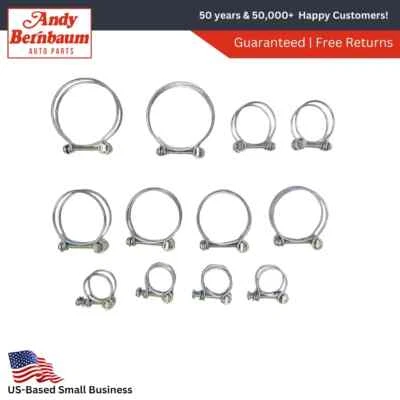 Juego de abrazaderas de manguera de radiador superior e inferior cromadas de 6 cilindros para Dodge 1934-1948. Foto 1 de 4