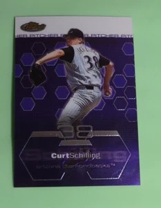 2003 Topps Finest - Arizona Diamondbacks Baseball Card #22 Curt Schilling - Picture 1 of 2