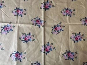 Vintage 1988 Laura Ashley Florette Fabric Remnant - Picture 1 of 4