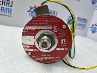 G.W Lisk D12-774F-29A Hydraulic Solenoid Valve 24VDC 28WATTS - Image 1 of 4