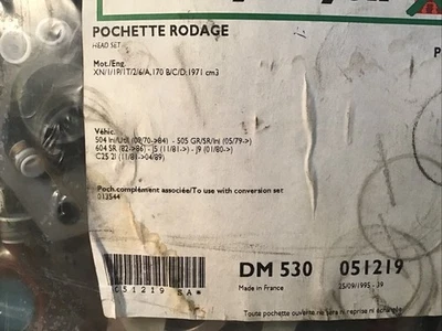 Peugeot 504/505/604 1971cc Carb XN1 Eng Head Gasket Set - Image 1 of 4