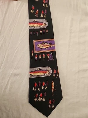 Divertida corbata temática de pesca vintage Foto 1 de 4