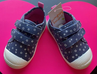 Little Girls Shoes Adorable Jumping beans Size 5 New With Tag sneakers - Image 1 of 4