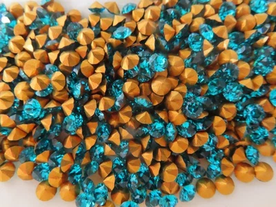 Pack Completo 720 Swarovski Dentelles 20ss Azul Circón/Laminado. #1200 Foto 1 de 2