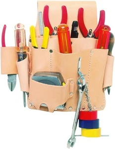 CLC Custom Leathercraft W500 Electrician's Tool Pouch, Heavy One Size, Tan  - Picture 1 of 2