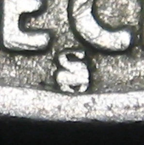 GREAT ERROR! 1936-S/S BUFFALO NICKEL Repunched S over S Mintmark Free S&H KR90MJ - Picture 1 of 4