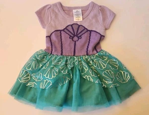 Robe fille bébé Disney princesse petite sirène Ariel taille cosplay 12M porté une fois - Photo 1/9