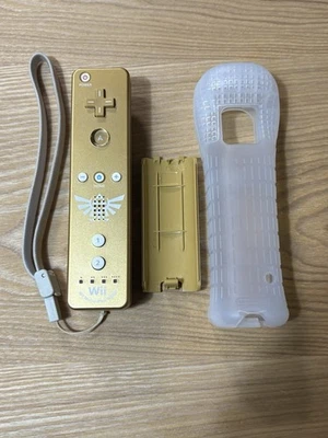 Nintendo Wii Remote Plus Gold Zelda Skyward Sword Limited Edition Tested Japan - Image 1 of 4