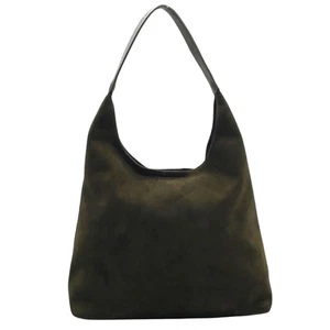 Unbranded Green Suede Tote Bag - Picture 1 of 10