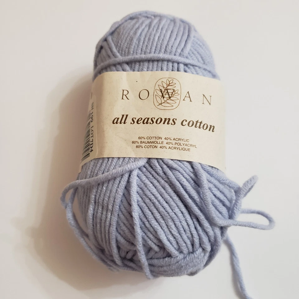 Hilo de algodón Rowan para todas las estaciones - lila - 1 madeja 60 % algodón, 40 % acrílico Foto 1 de 4