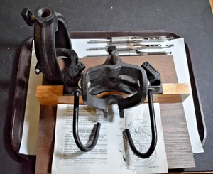 AMT Wood Mortising Drill Press Attachment Kit 3 Mortising Chisels Bits - Picture 1 of 22