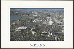 Network Coliseum & Arena Stadium Postcard, Home of the A's, Raiders, Warriors - Picture 1 of 2