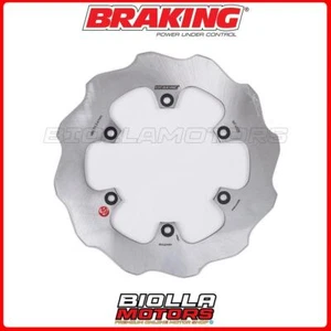 WF4505 DISCO FRENO POSTERIORE DX BRAKING KTM EXC G 250 2004 - 2009 WAVE FISSO W- - Foto 1 di 5