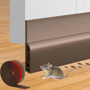 Door Draft Stopper for Bottom of Door, Adjustable Weather Stripping Door Seal fo - Picture 1 of 9