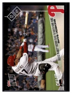 Tarjeta de llamada 2017 Topps Now #596 Rhys Hoskins (C) - Imagen 1 de 2