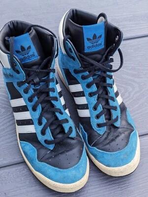 Adidas Vintage Pro Conference CONÇUE EN FRANCE Para hombres EE. UU. 10 Zapatillas altas Azul Foto 1 de 4