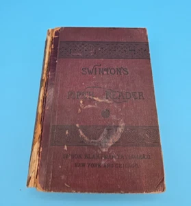 1883 Swinton's Fifth Reader and Speaker Antique Reader Ivison Blakeman Company - Picture 1 of 15