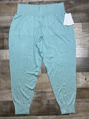 Suéter Athleta Mujer Daydream Dormir Pantalones Jogger 1X Bolsillos Verde Salvia NUEVO Foto 1 de 4