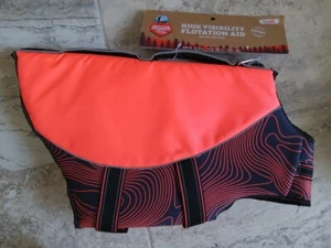 Arcadia Trail Dog High Visibility Orange Flotation Life Jacket Aid Size XL NEW! - Picture 1 of 2