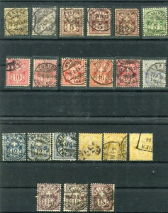   Schweiz o - Lot aus 50 - 57 - KW 163,--  (14391 ) - Bild 1 von 1
