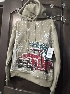 Men Faze 1 Hoodie Hooded Pullover Size Small Christmas Themed - Picture 1 of 3