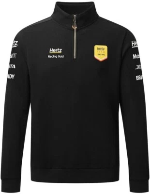 Hertz Team Jota Cadillac Racing Official WEC Team 1/4 Zip Sweatshirt Hoody 2025 - Image 1 of 4