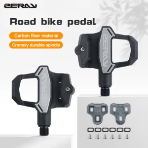ZERAY Clipless Pedals Carbon Road Bike Pedal Bicycle Cycling Pedal for Look KEO - Picture 1 of 19