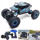 4WD RC Monster Truck Off-Road Vehicle 2.4G Remote Control Buggy Crawler Car Blue