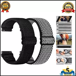 Schnellverschluss elastische Nylon Uhrenarmbänder - Bandbreite - 16 mm 18 mm 19 mm 20 mm 22... - Bild 1 von 8