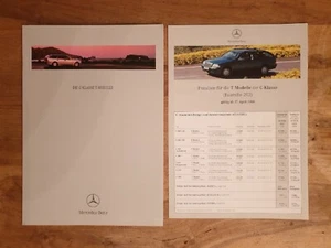 MERCEDES-BENZ C-Klasse W202 Facelift T-Modell Prospekt von 07/1999 + Preisliste - Bild 1 von 11