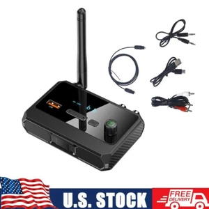 Digital Wireless Bluetooth Audio Receiver Adapter Stereo for Car Home TV Laptop - Picture 1 of 16