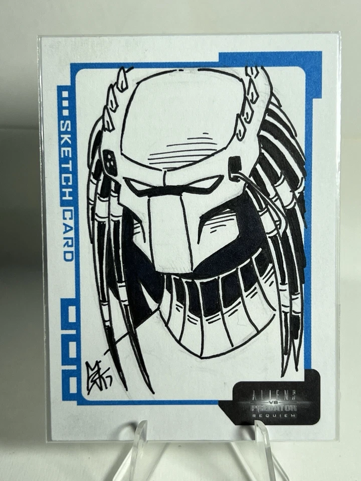 2007 AVP ALIENS VS PREDATOR  SKETCH CARD Matt Wendt  /299 - Image 1 of 2