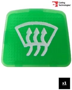 CARLING 275.9024 SERIE L Cabezal basculante (TOP) Inserto PARABRISAS VERDE DEMISTER - Imagen 1 de 1