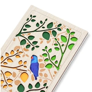 Japanese Goshuin Stamp Book Pilgrimage Notebook with bird Travel Japan popular - Picture 1 of 4