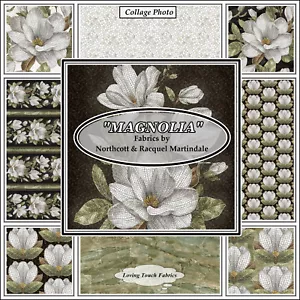NORTHCOTT-RACQUEL MARTINDALE-MAGNOLIA-2537-FABRICS - Picture 1 of 12