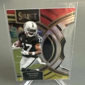 2023 Select DAVANTE ADAMS #182 Premiere Level Tri-Color Prizm Die-Cut Raiders - Bild 1 von 2