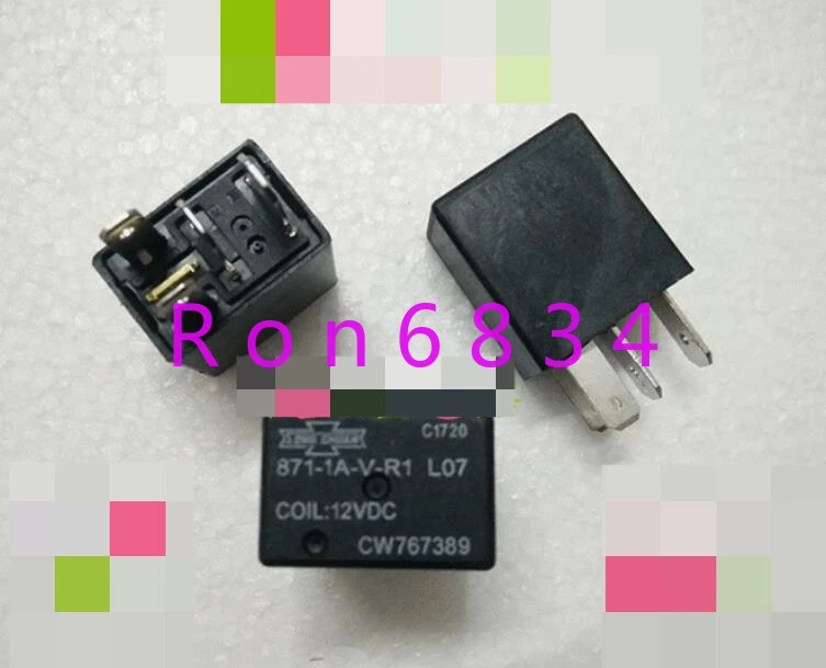 2pcs new Matsukawa 871-1A-V-R1 L07 12VDC relay 4 pin - Image 1 of 1