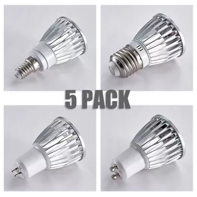 5x Led Spotlight Bulbs 9w 15w 3000k 4500k 6000k 3500k GU10 Spot Bulb Lights MR16 - Image 1 of 4